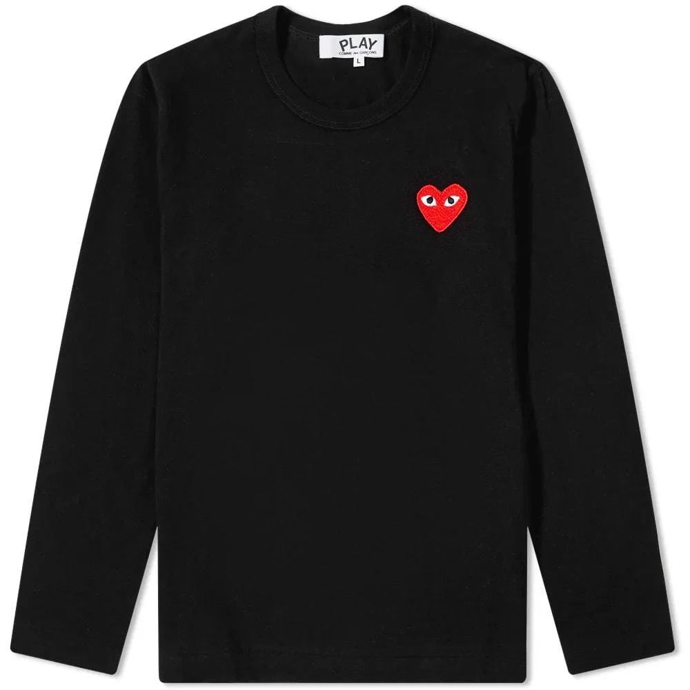 商品Comme des Garcons|Comme des Garcons Play Women's Long Sleeve Basic Logo T-Shirt,价格¥921,第1张图片