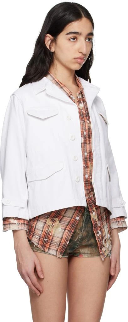 商品R13|White Boxy Army Denim Jacket,价格¥5521,第2张图片详细描述