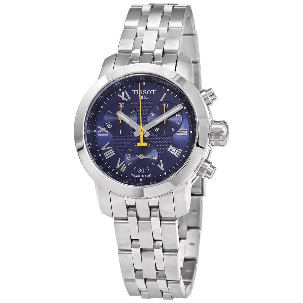 商品Tissot|PRC 200 Chronograph Quartz Blue Dial Ladies Watch T055.217.11.043.00,价格¥2417,第1张图片