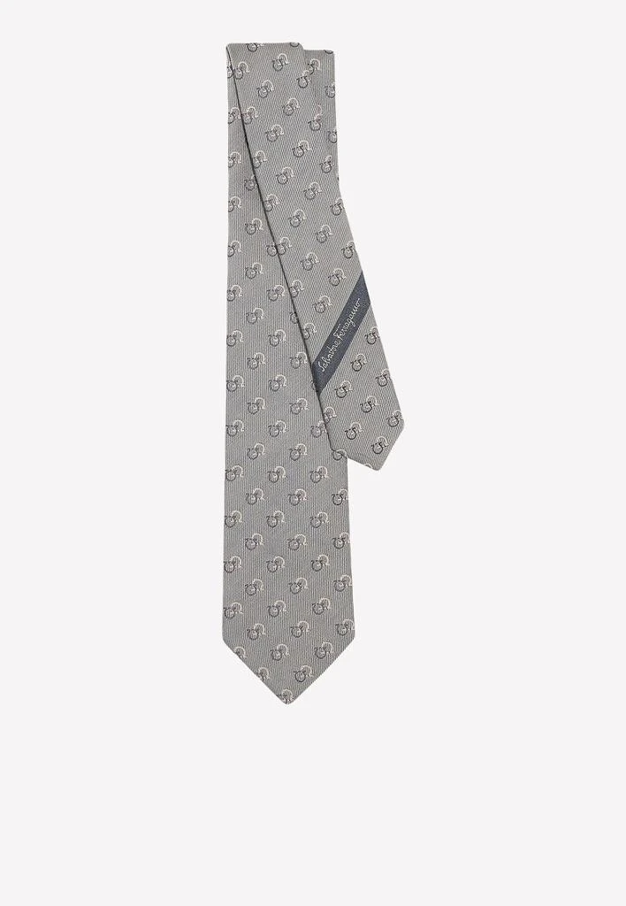 商品Salvatore Ferragamo|Gancini Jacquard Silk Tie,价格¥815,第2张图片详细描述