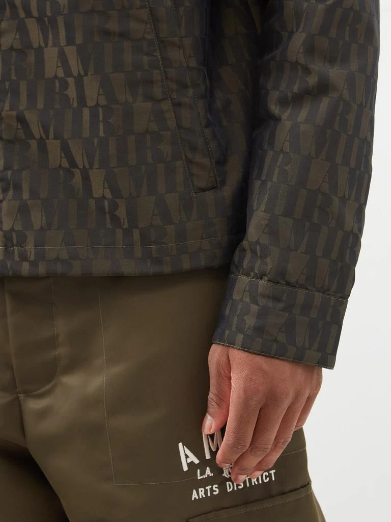 商品AMIRI|Logo-embroidered monogram-print shell jacket,价格¥11178,第3张图片详细描述