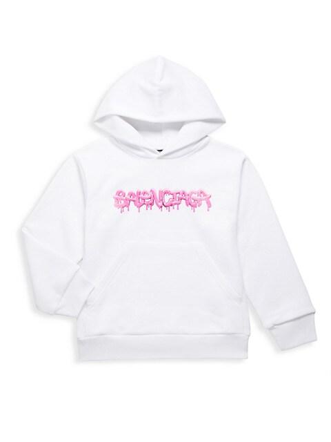 Little Kid's & Kid's Balloon Logo Hoodie商品第1张图片规格展示