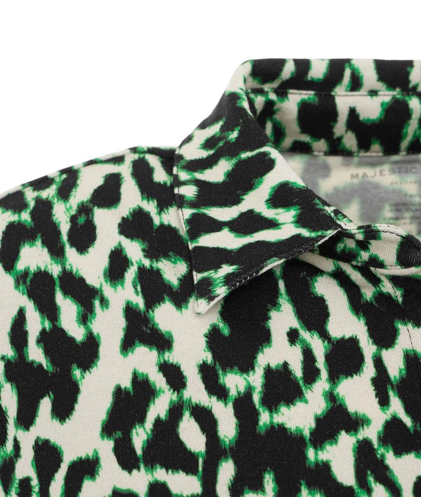 商品MAJESTIC FILATURES|Majestic Filatures Women&#39;s  Green Other Materials T Shirt,价格¥2271,第4张图片详细描述