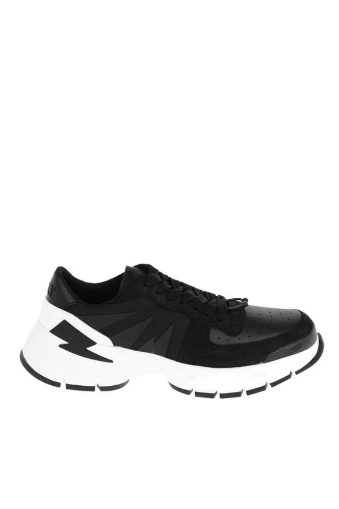 商品Neil Barrett|Neil Barrett Men&#39;s  Black Other Materials Sneakers,价格¥3821,第2张图片详细描述