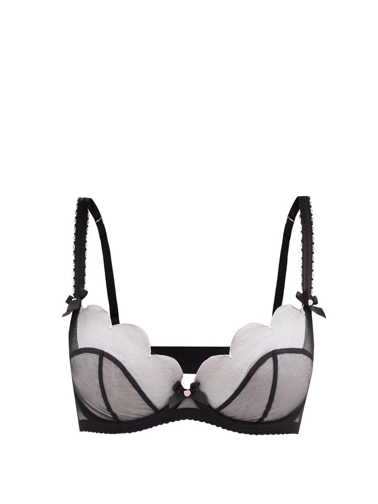 商品L'Agent by Agent Provocateur|Lorna scallop-embroidered underwired bra,价格¥555,第1张图片