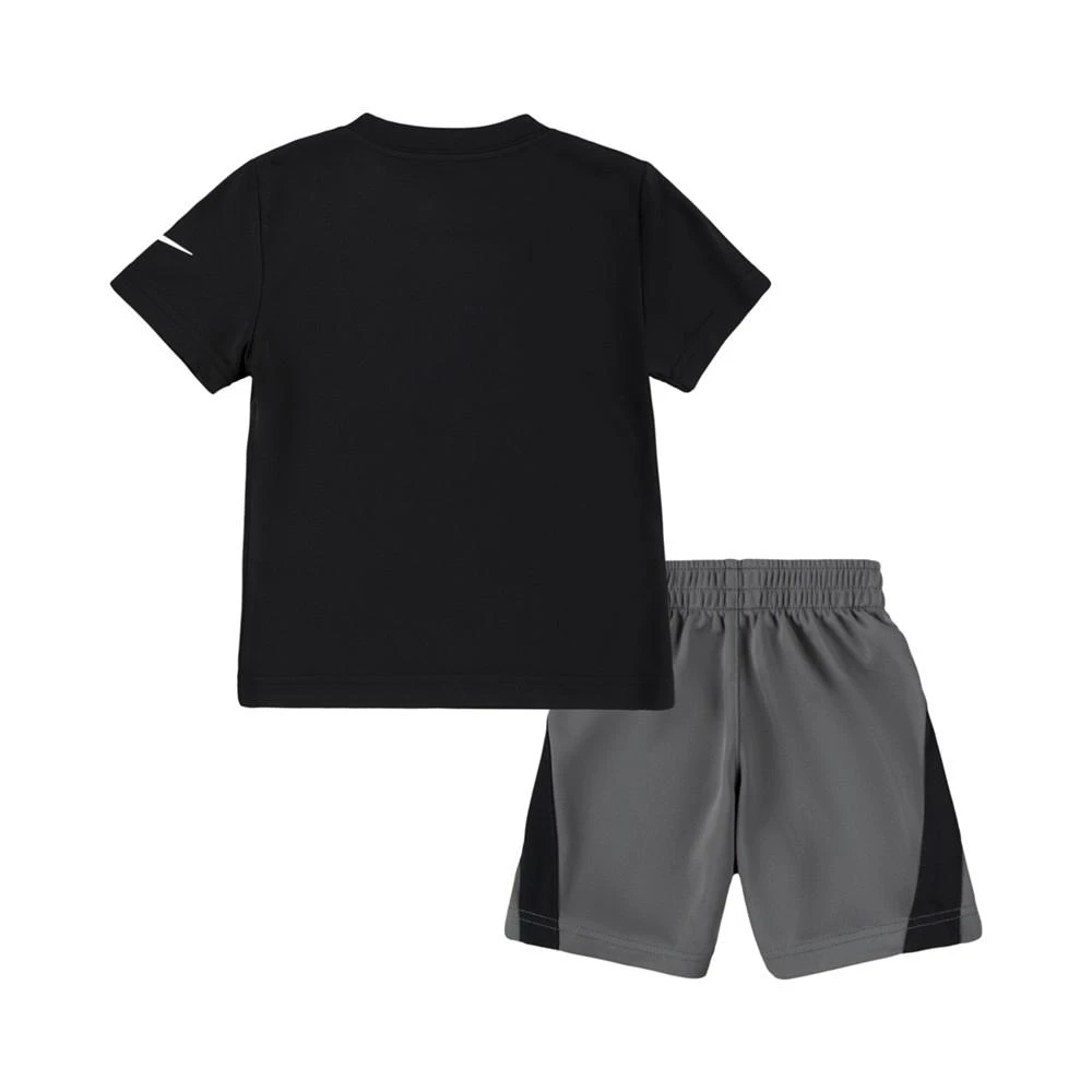 Toddler Boys Tri-Color T-shirt and Shorts Set 商品