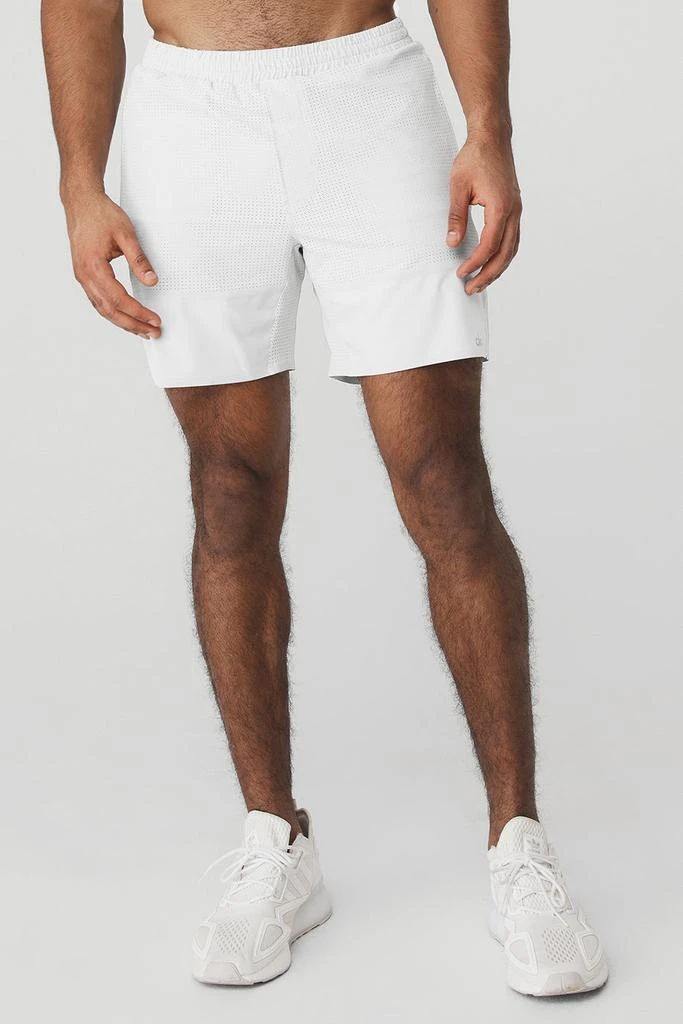 商品Alo|7" Traction Short - White,价格¥435,第1张图片