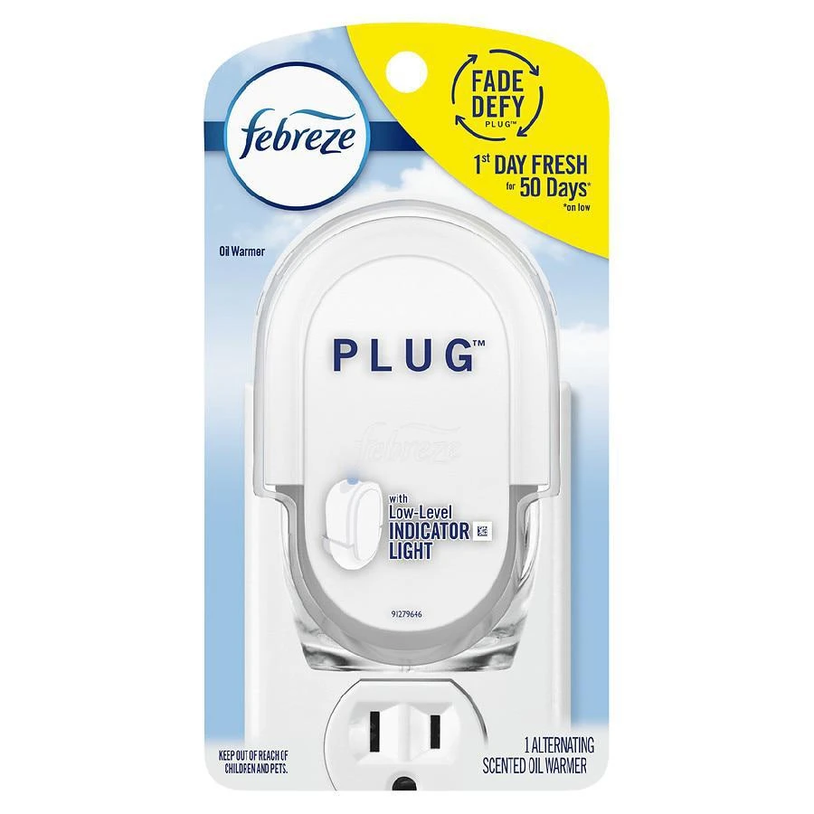 商品Febreze|Plug In Air Freshener, Odor-Fighting Scented Oil Warmer Device,价格¥34,第1张图片