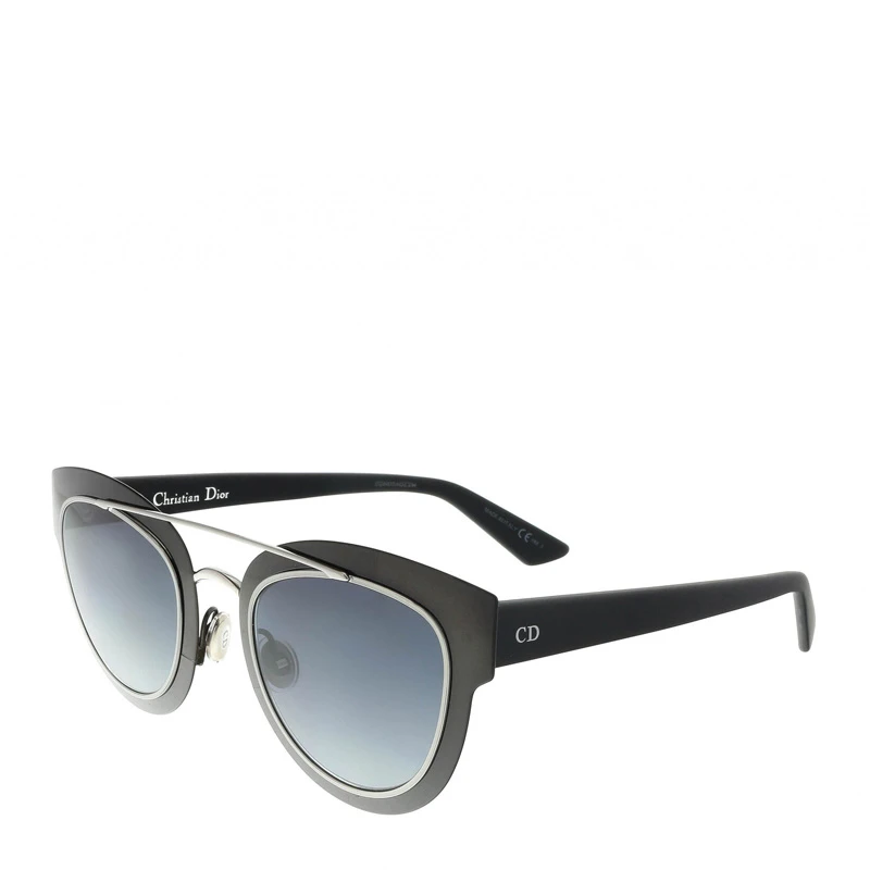 商品[国内直发] Dior|DIOR 黑色女士方形太阳镜 DIORCHROMIC-LMK,价格¥3497,第1张图片