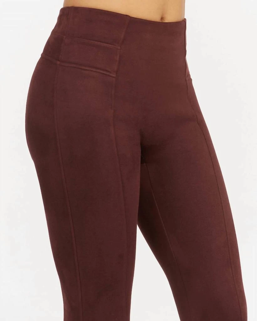 商品SPANX|Faux Suede Leggings In Merlot,价格¥580,第1张图片