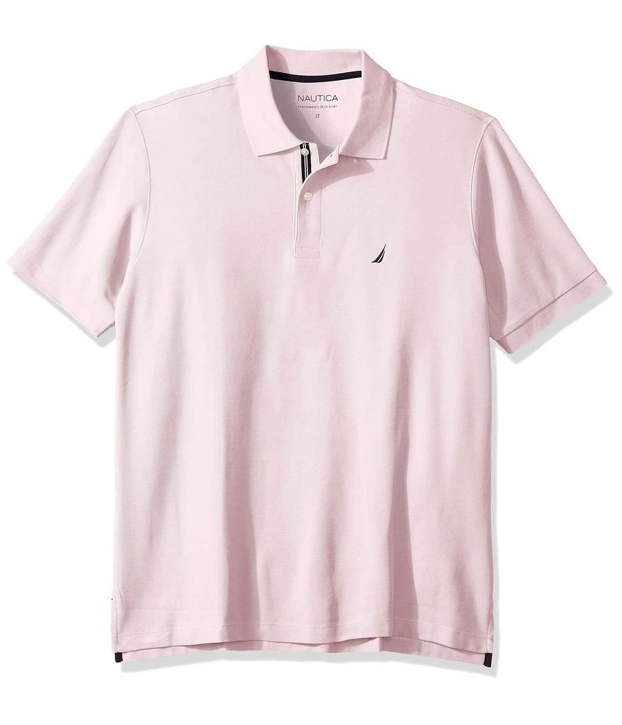 商品Nautica|Men's Big and Tall Classic Fit Short Sleeve Solid Performance Deck Polo Shirt,价格¥262,第1张图片详细描述