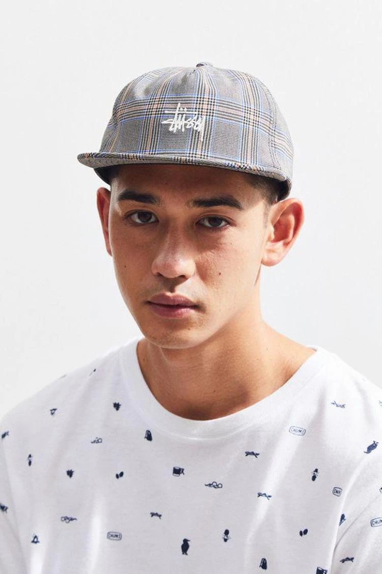 商品STUSSY|Stussy Glen Plaid Snapback Hat,价格¥227,第2张图片详细描述