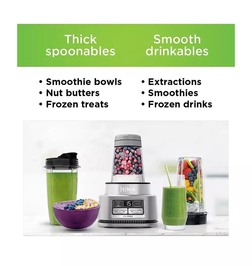 商品Ninja|Foodi® SS101 Smoothie Bowl Maker and Nutrient Extractor,价格¥705,第3张图片详细描述