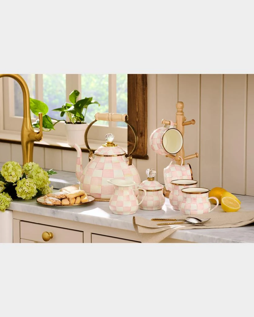 商品MacKenzie-Childs|Rosy Check Enamel Creamer,价格¥590,第3张图片详细描述