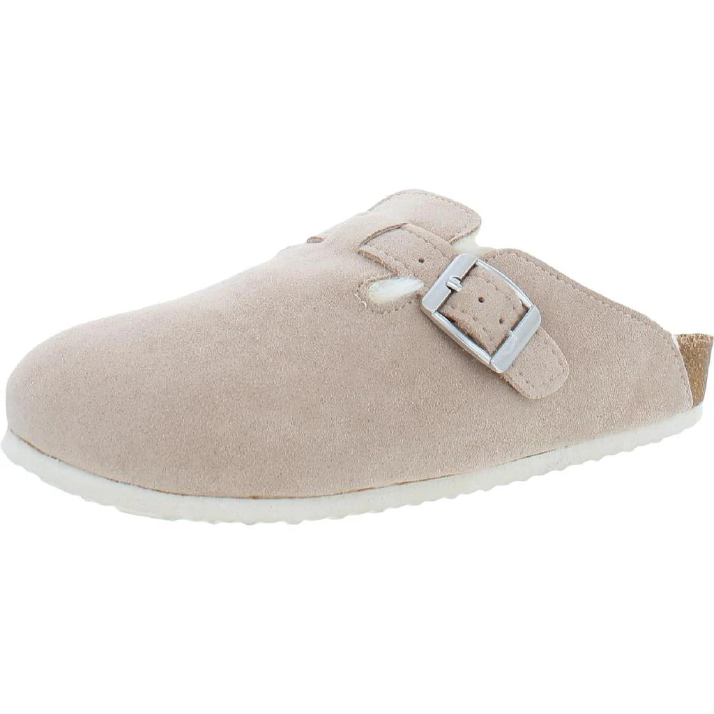 商品Steve Madden|Steve Madden Womens Unwind Faux Fur Slip On Slide Slippers,价格¥54,第1张图片