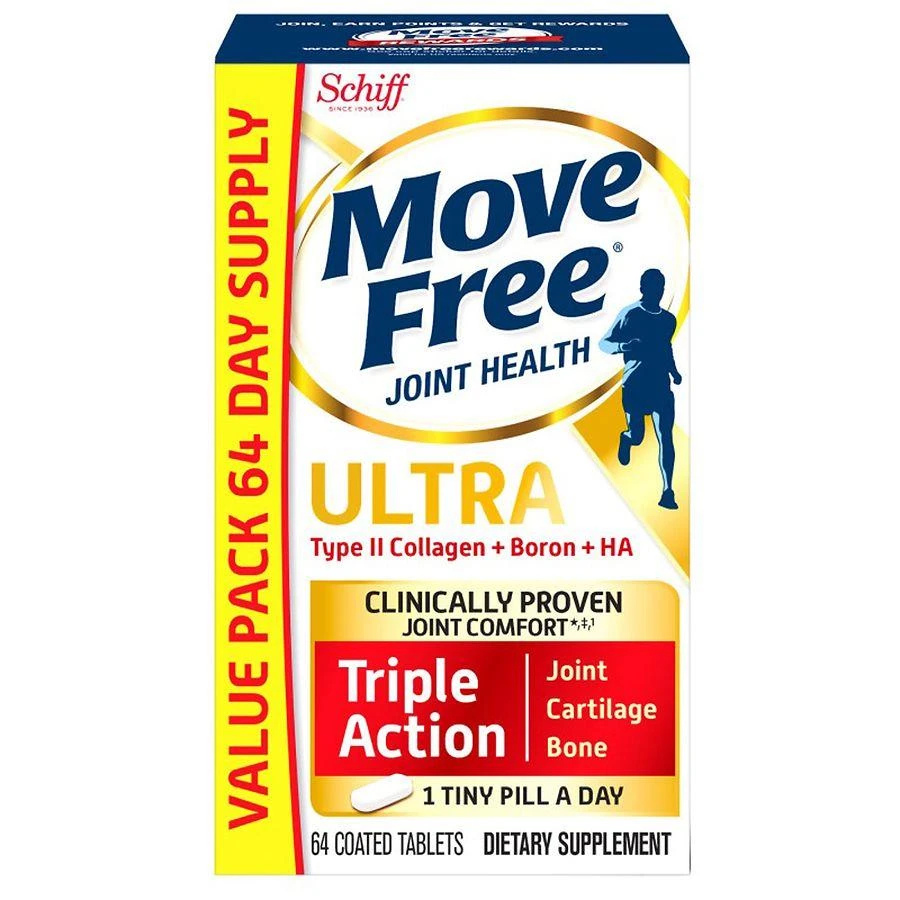 商品Move Free|Joint Health Ultra Collagen, Boron & HA Triple Action Tablets,价格¥355,第1张图片