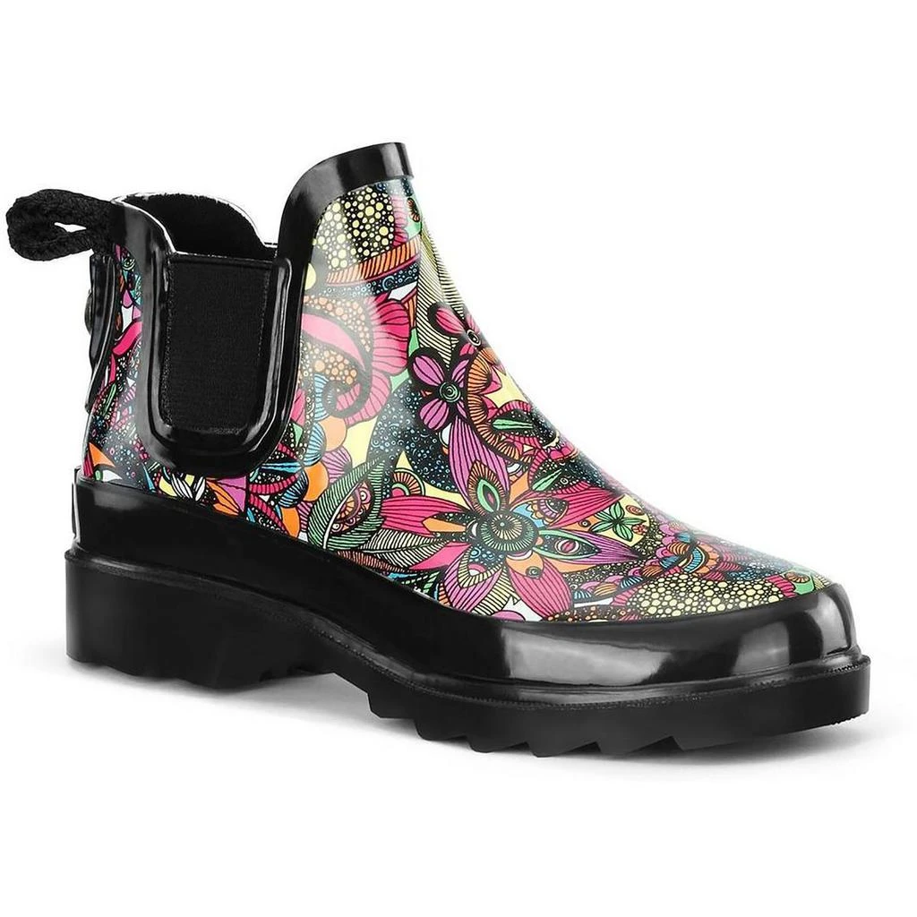 商品Sakroots|SakRoots Womens Rhyme Printed Chelsea Rain Boots,价格¥198,第1张图片