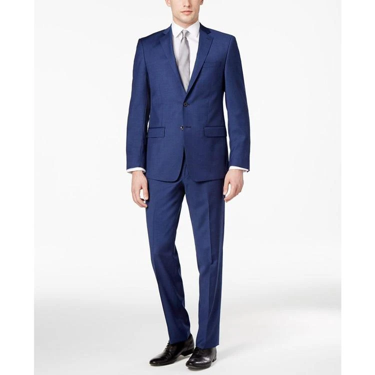 商品Calvin Klein|Men's Extra-Slim Fit Blue Suit,价格¥1465,第2张图片详细描述