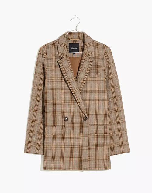 Caldwell Double-Breasted Blazer in Wardlow Plaid商品第5张图片规格展示