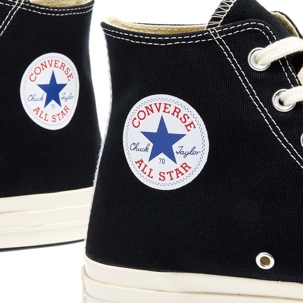 商品Comme des Garcons|Comme des Garcons Play x Converse Chuck Taylor 1970s Hi,价格¥1170,第6张图片详细描述