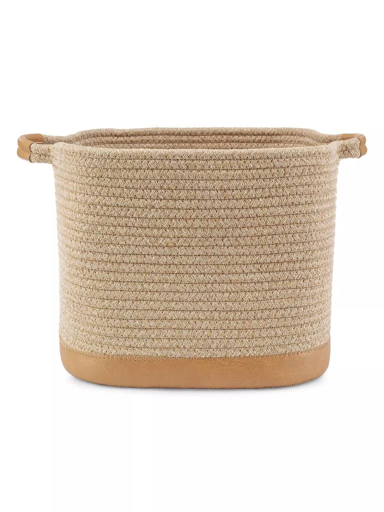商品Neat Method|Faux Leather Rope Bin,价格¥189,第1张图片
