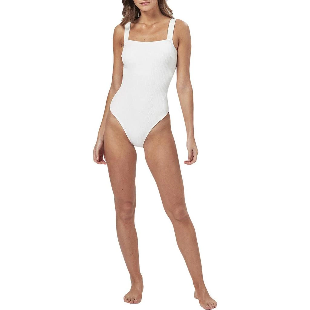商品Charlie Holiday|Charlie Holiday Miami Women's Ribbed High Leg One Piece Swimsuit,价格¥100,第5张图片详细描述