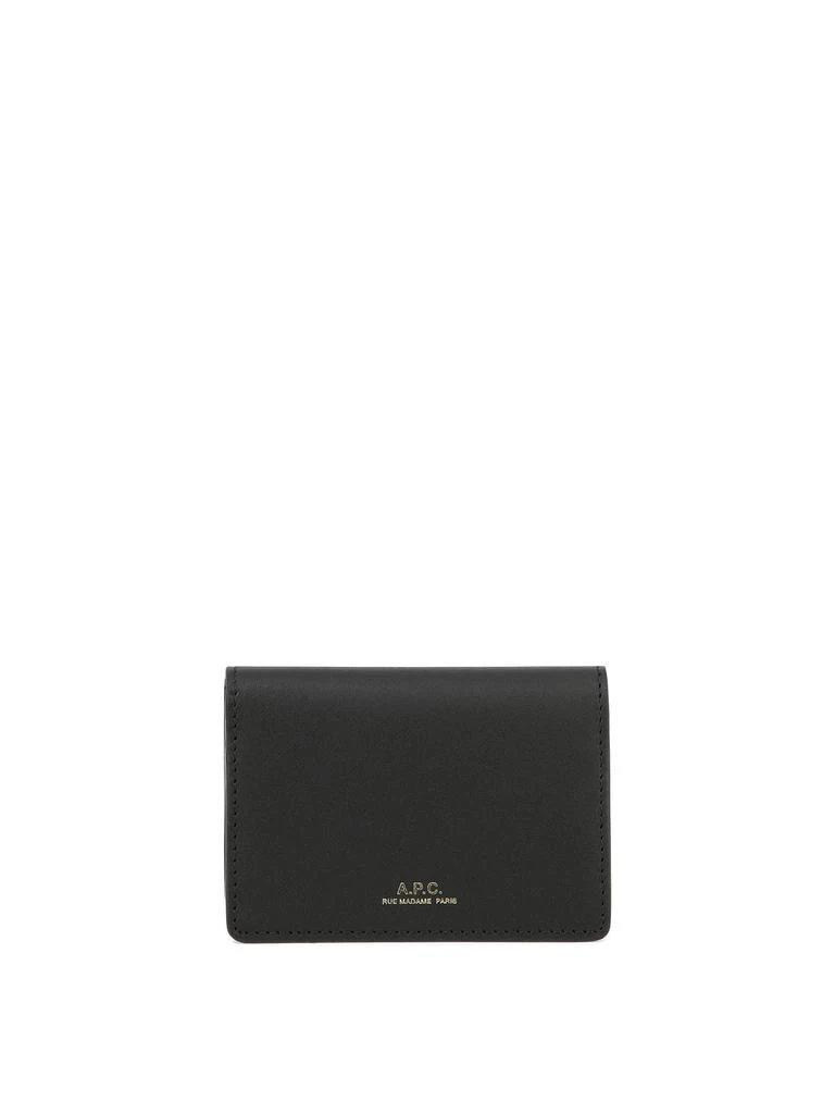 商品A.P.C.|Stefan Wallets & Card Holders Black,价格¥600,第1张图片