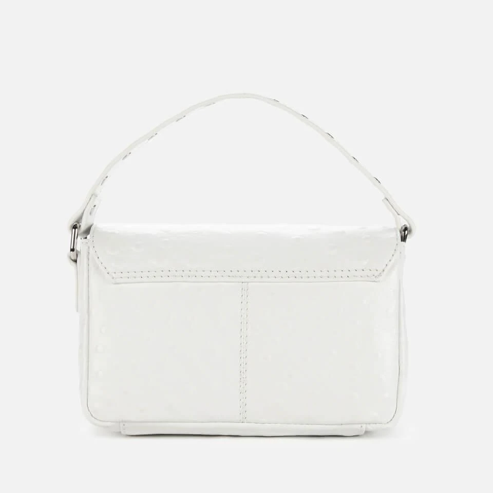 商品Nunoo|Núnoo Women's Small Honey Ostrich Shoulder Bag - White,价格¥506,第2张图片详细描述