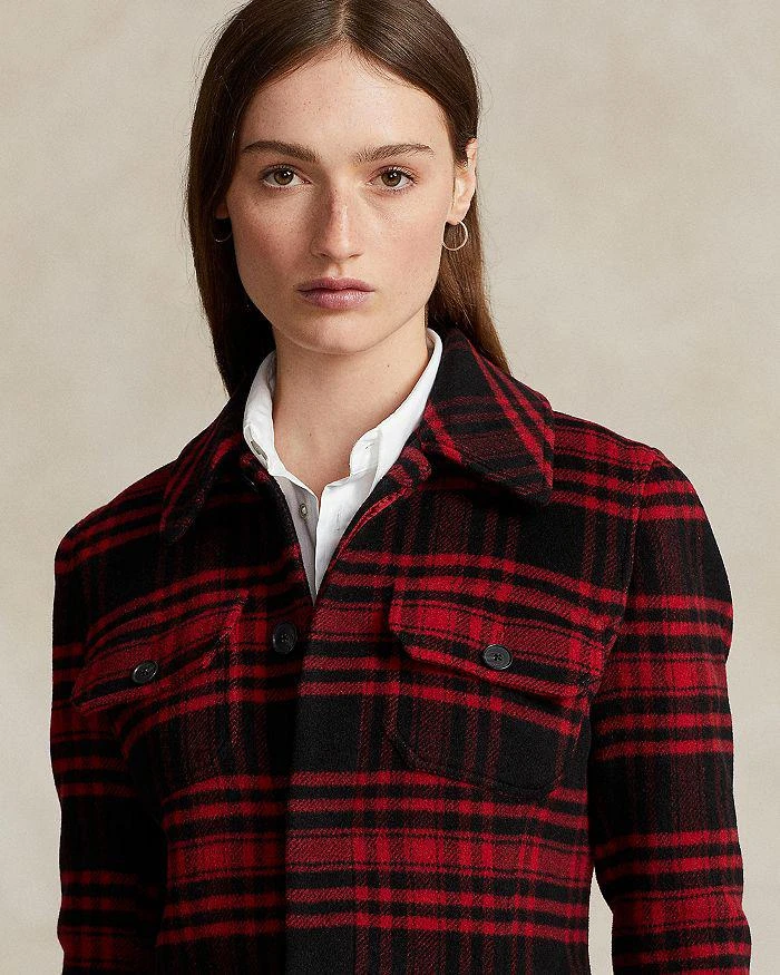 商品Ralph Lauren|Plaid Wool Twill Utility Jacket,价格¥2679,第4张图片详细描述