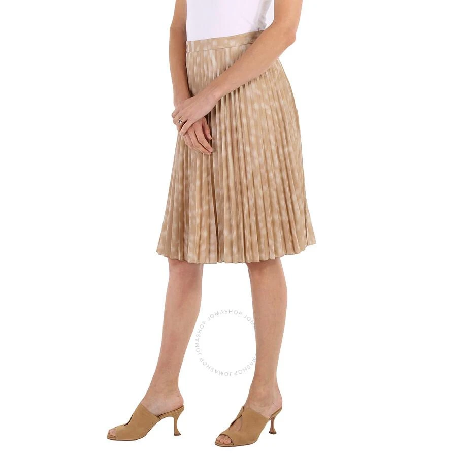 商品Burberry|Beige Deer Print Pleated Skirt,价格¥849,第3张图片详细描述