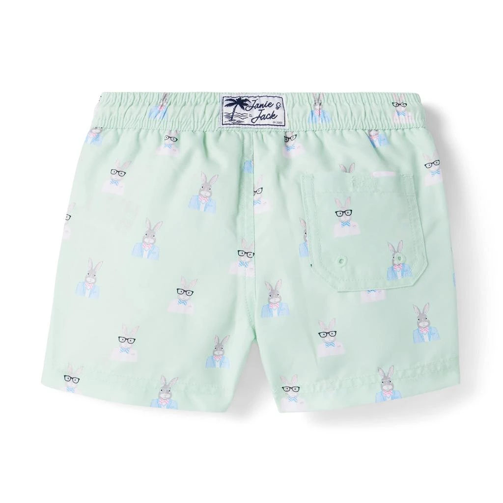 Janie and Jack Printed Swim Shorts (Toddler/Little Kids/Big Kids) 2