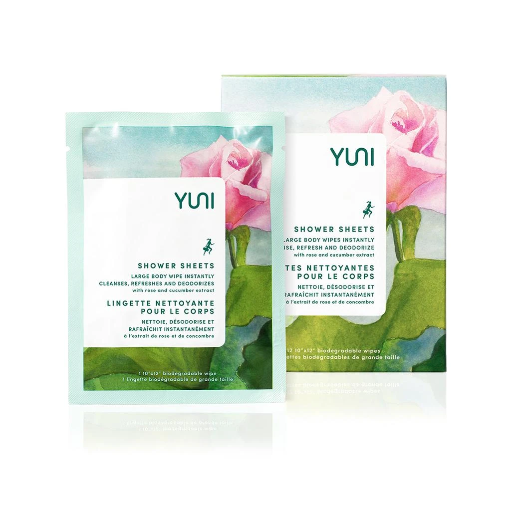 Shower Sheets Large Body Wipes with Rose & Cucumber（7154169） 商品