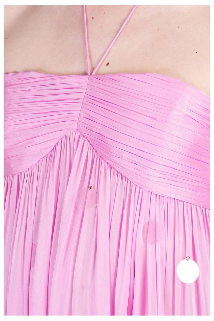 retrofete mathilde sequin dress Retrofete Strapless Maxi Dress With Sequined Detailing In Camellia - 50% Off