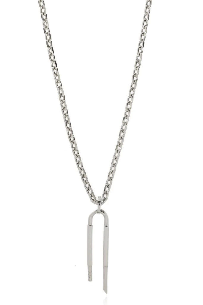 商品Givenchy|Givenchy U Lock Pendant Necklace,价格¥2265,第2张图片详细描述