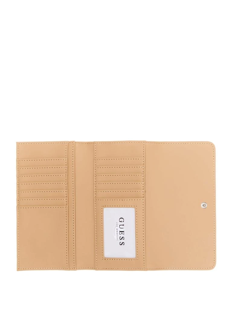 商品Guess Factory|Abree Logo Saffiano Slim Wallet,价格¥151,第3张图片详细描述