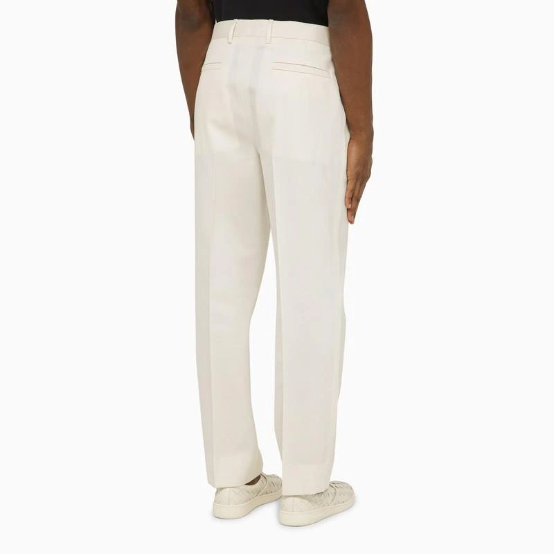 商品Zegna|White cotton and wool trousers,价格¥6579,第4张图片详细描述