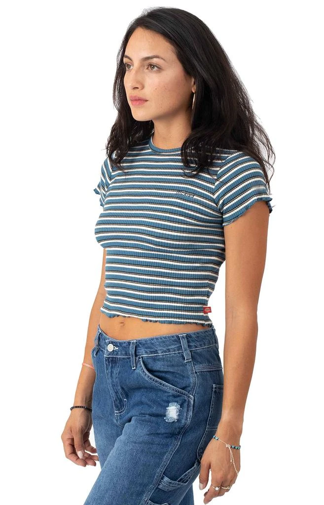 商品DICKIES|(J3097RTD1226Z) SS Baby T-Shirt - Cream/Blue Stripe,价格¥76,第2张图片详细描述