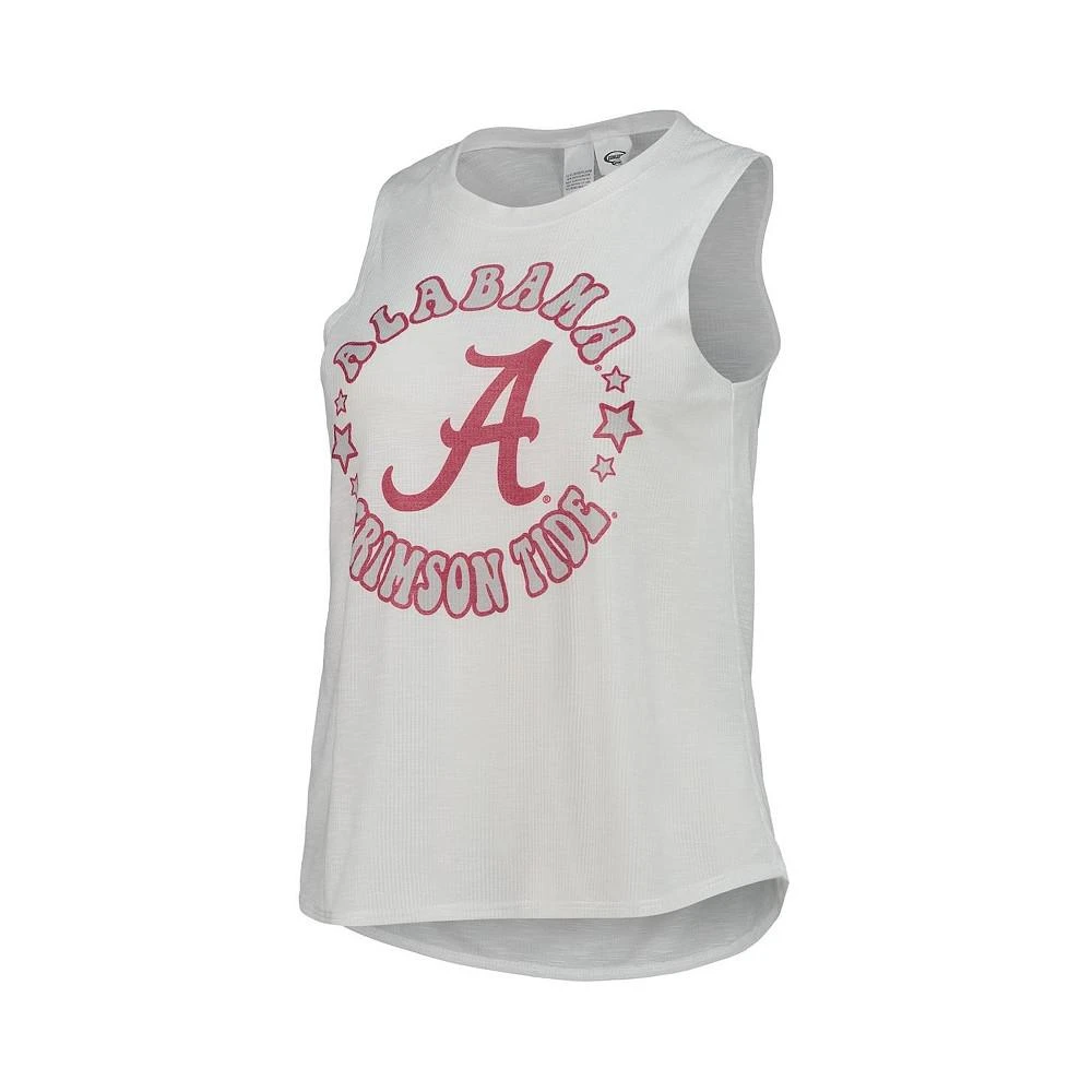 商品Concepts Sport|Women's Crimson, White Alabama Crimson Tide Ultimate Flannel Tank Top and Shorts Sleep Set,价格¥367,第3张图片详细描述