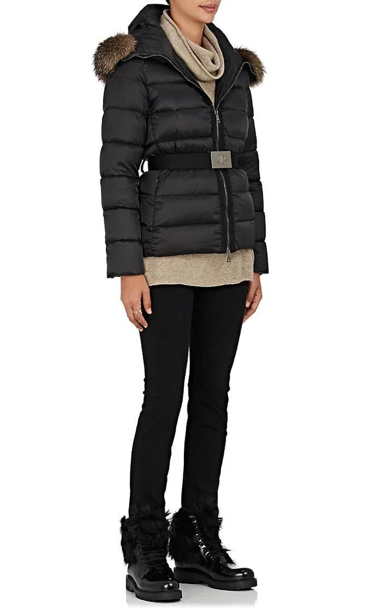 商品Moncler|Tatie Fur-Trimmed Down Coat,价格¥14708,第2张图片详细描述