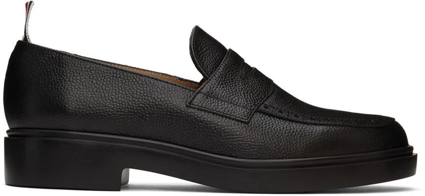 商品Thom Browne|Black Penny Loafers,价格¥3312,第1张图片