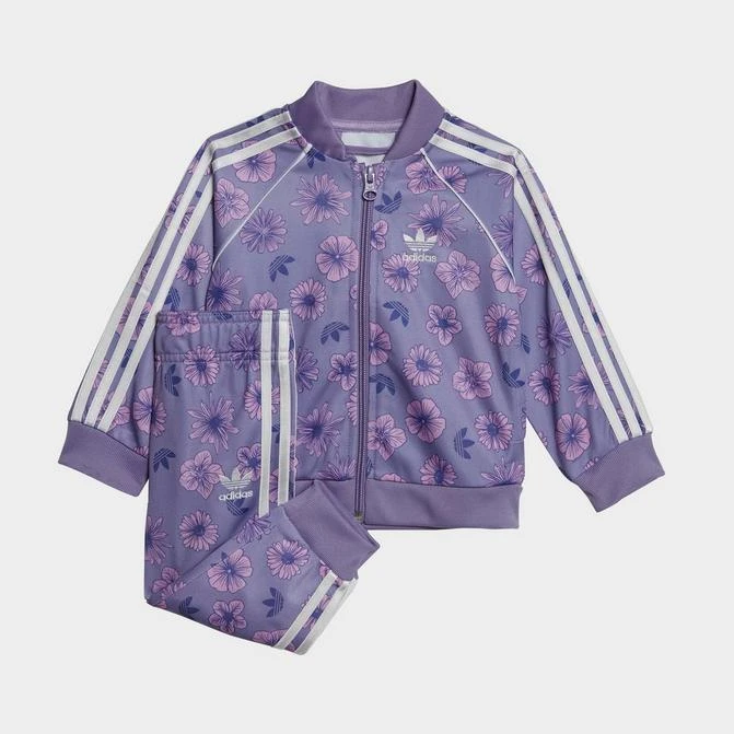 商品Adidas|Infant and Kids' Toddler adidas Originals Floral Superstar Tracksuit Set,价格¥410,第1张图片