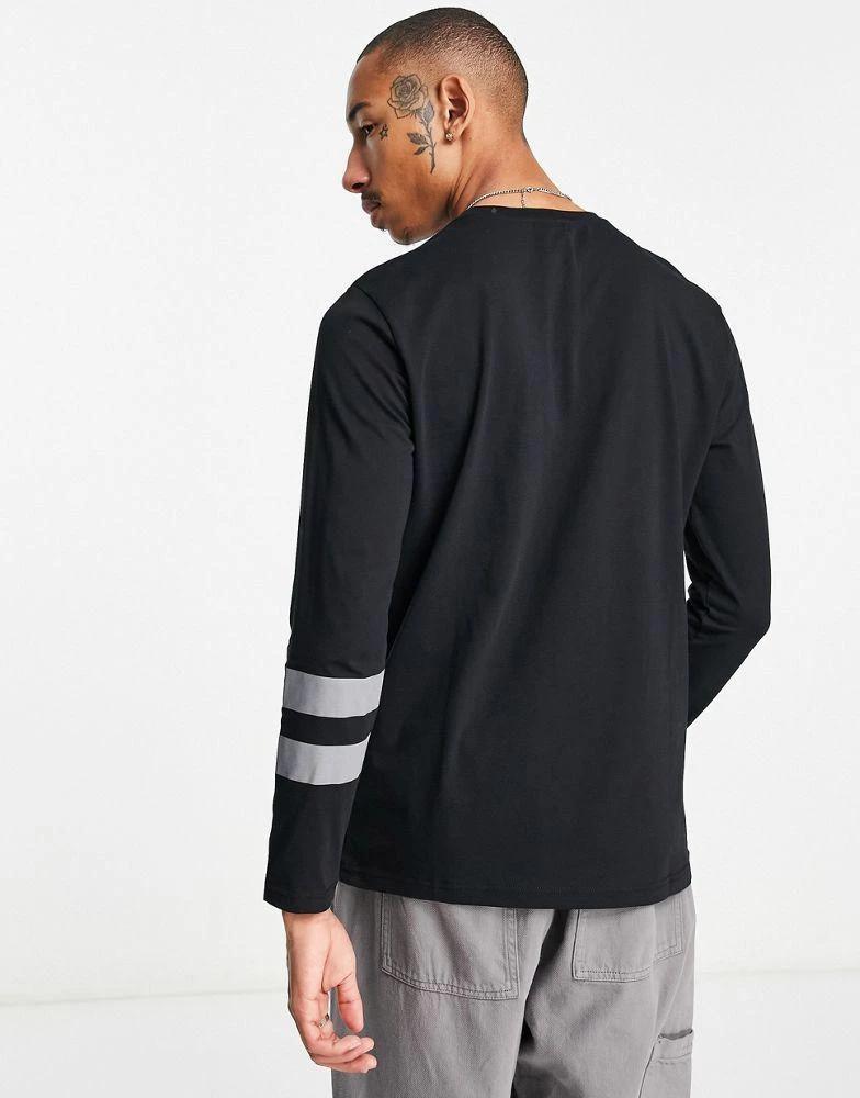 商品Hurley|Hurley Oceancare Block Party long sleeve t-shirt in black,价格¥258,第2张图片详细描述