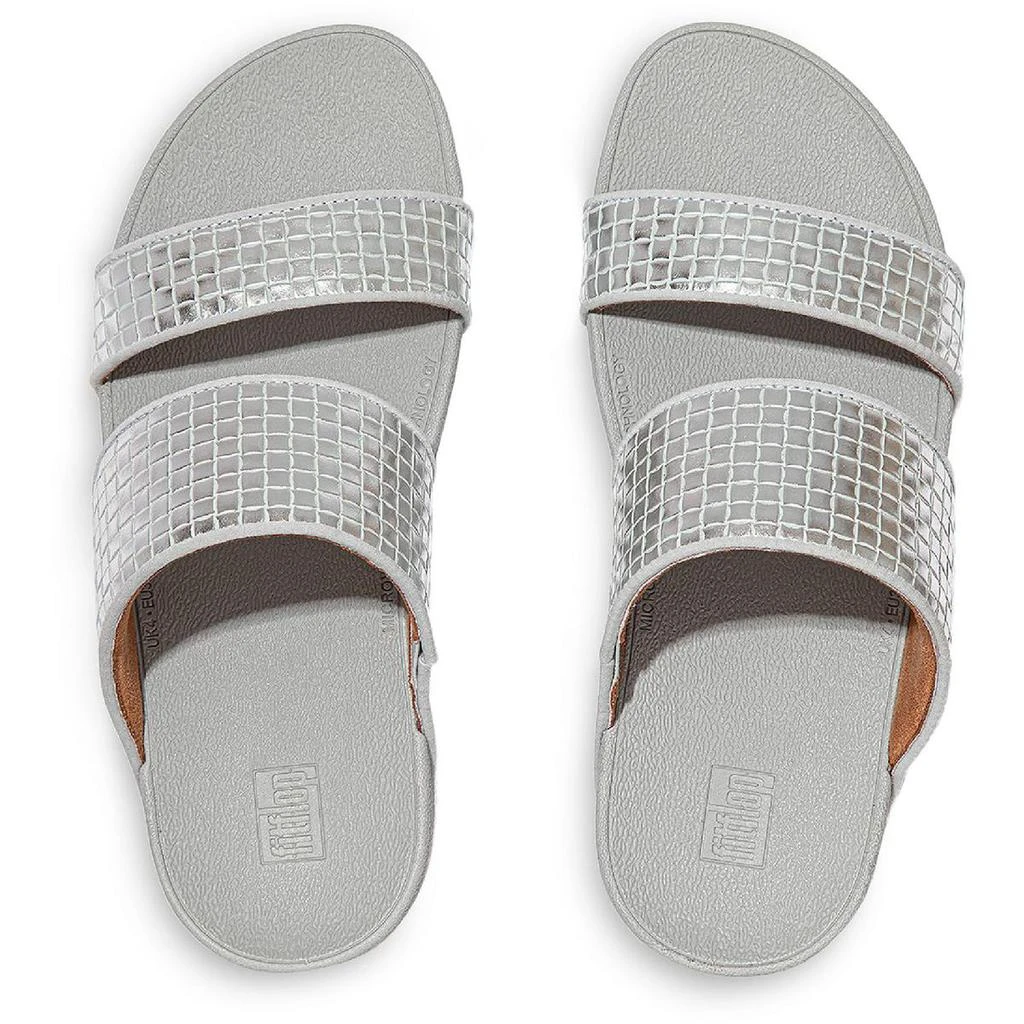 商品FitFlop|Fitflop Womens Olive Leather L Wedge Sandals,价格¥430,第3张图片详细描述