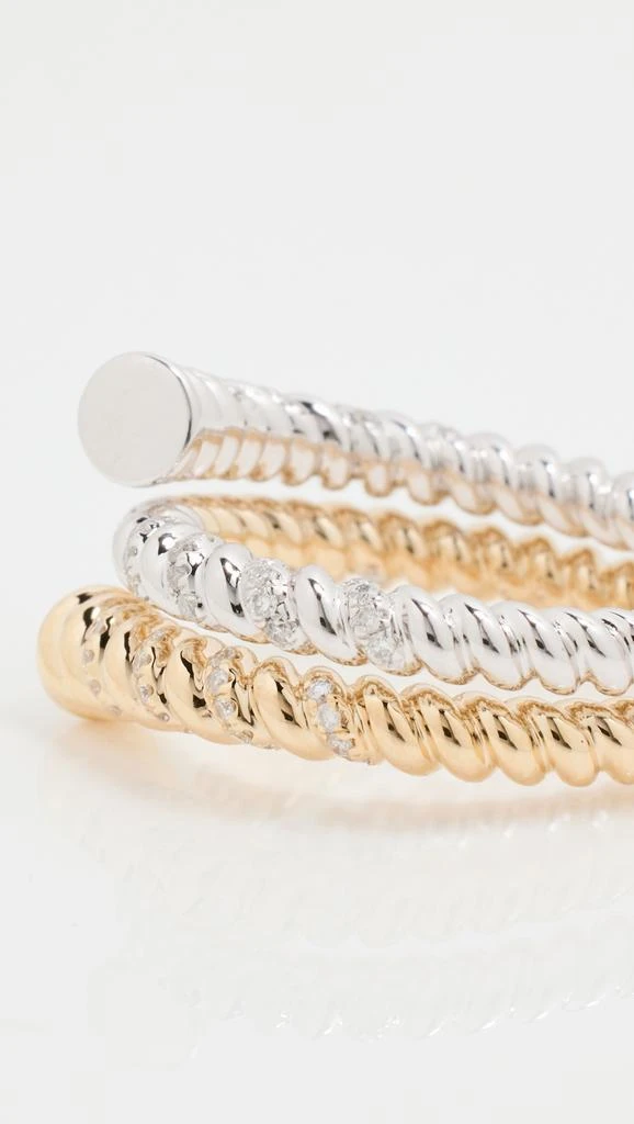 商品Adina Reyter|14k Pavé Rope Wrap Ring,价格¥7474,第3张图片详细描述
