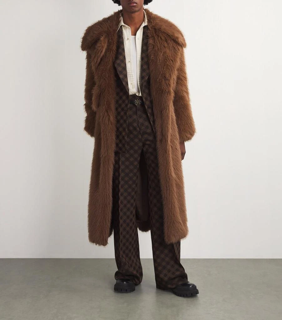 商品AMIRI|Wool-Blend Flared Trousers,价格¥7277,第2张图片详细描述