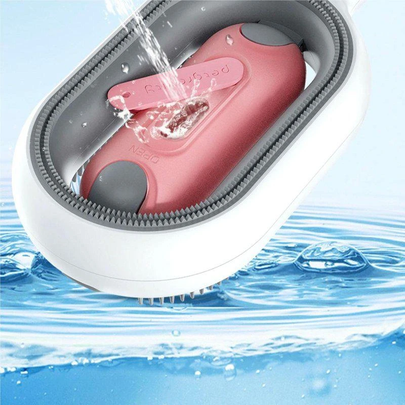 商品Vigor|Two In One Hair Removal Cleaning Double Side Bath Rake Comb Pet Dog Cat Shedding Deshedding Brush Grooming Comb With Water Tank Bulk 3 Sets STYLE: 3 PACK,价格¥292,第2张图片详细描述