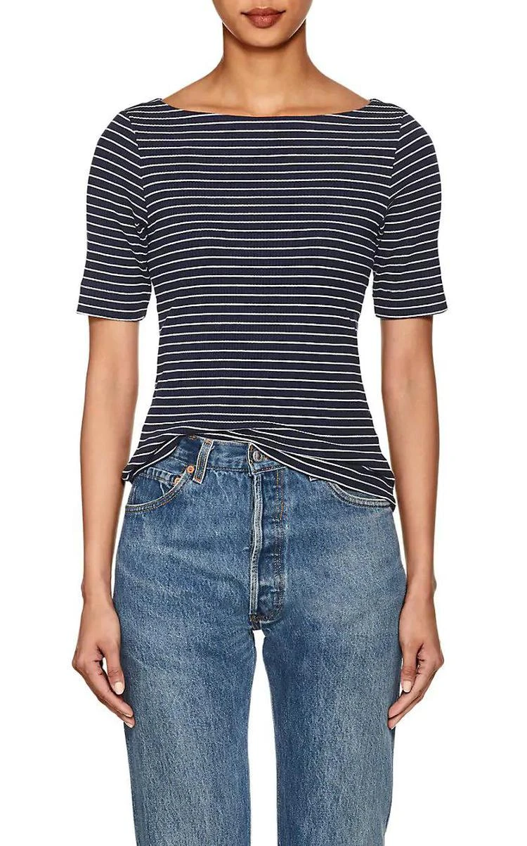 商品Lilla P|Striped Cotton-Blend Top,价格¥292,第1张图片