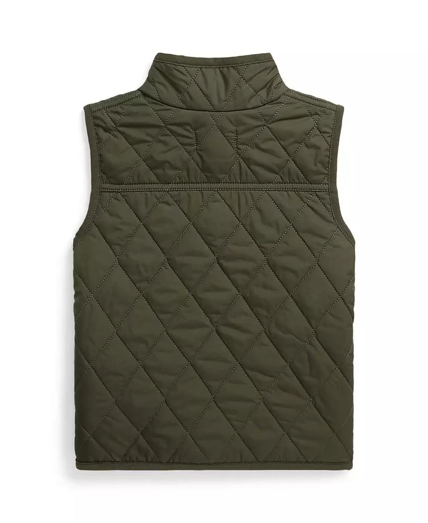 商品Ralph Lauren|Toddler and Little Boys Quilted Water-Repellent Vest,价格¥779,第2张图片详细描述