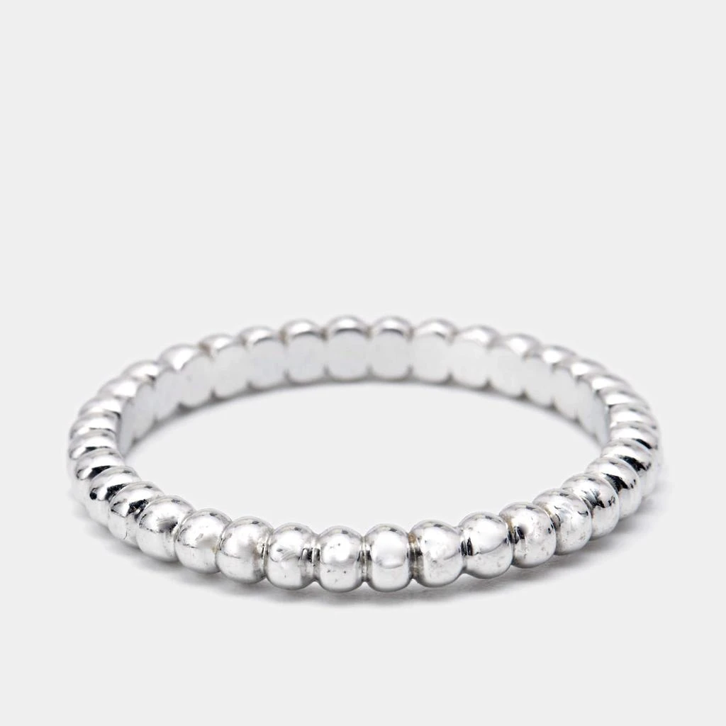 商品[二手商品] Van Cleef & Arpels|Van Cleef & Arpels Perlée Pearls 18k White Gold Small Model Ring Size 49,价格¥5862,第2张图片详细描述
