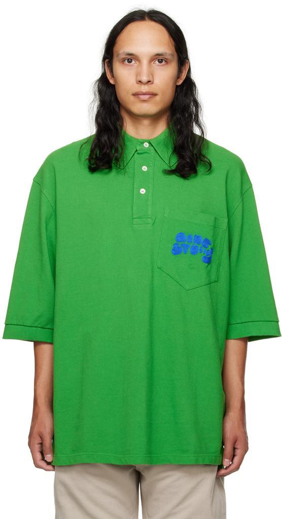 商品Acne Studios|Green Bubble Polo,价格¥1023,第1张图片